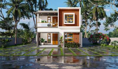 3bhk                                             sqft1250                 location:koduvally, calicut    #3BHK #3BHKPlans #ElevationHome