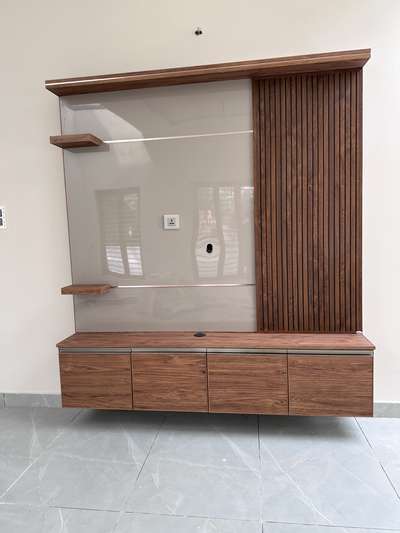 Tv unit  #aluminiumwork  #aluminiumtvdecor