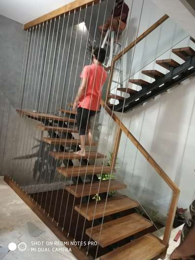 stair with rope