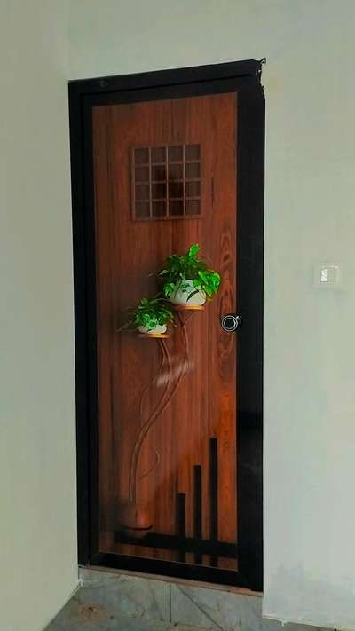 bathroom fabrication fiber door  #housowner   #aluminiumfabrication