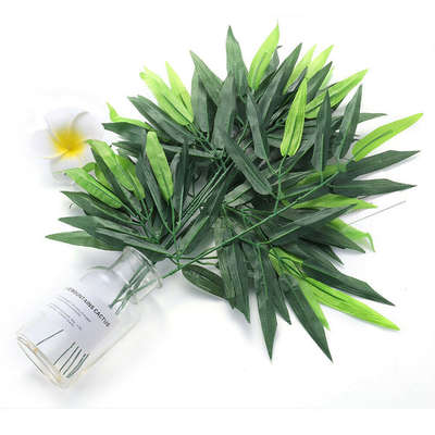 #artificial green bamboo sticks