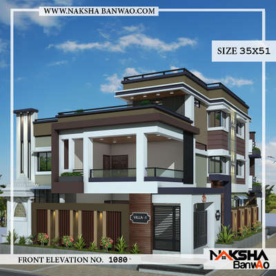 Running project #ghaziabad ,UP.
Elevation Design 35x51
#naksha #nakshabanwao #houseplanning #homeexterior #exteriordesign #architecture #indianarchitecture
#architects #bestarchitecture #homedesign #houseplan #homedecoration #homeremodling  #ghaziabad #decorationidea #ghaziabadarchitect

For more info: 9549494050
Www.nakshabanwao.com