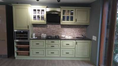modular kitchen wood