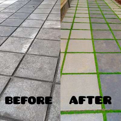 paving stone with artificial grass 
mob: 7994511833