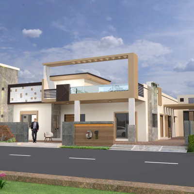 proposed elevation for mr. lalit ji agurli dewas