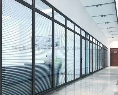 Aluminium glass partition  # #AluminiumWindows