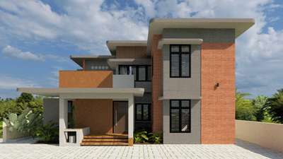 4bhk home @ tvm
sqft:1900
#ContemporaryHouse  #HouseConstruction #plan#designing 

 #HouseDesigns