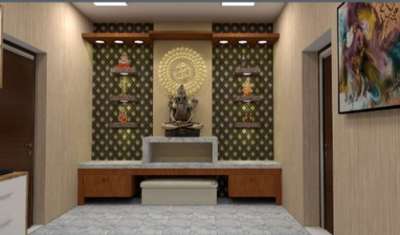 stylish mandir design