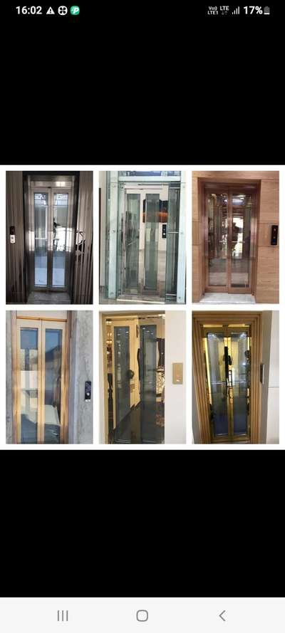 Glass center opening lift