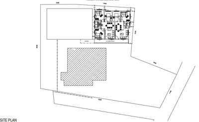 G+2 apartment with 2bhk and 1bhk in each floor #framework #plan #3dworks #ElevationDesign #rendering #budgethomeplan