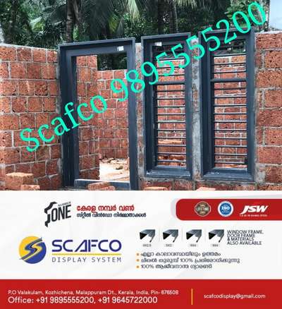 Scafco Steel Door Frame And Window Frames manufacturer 9895555200