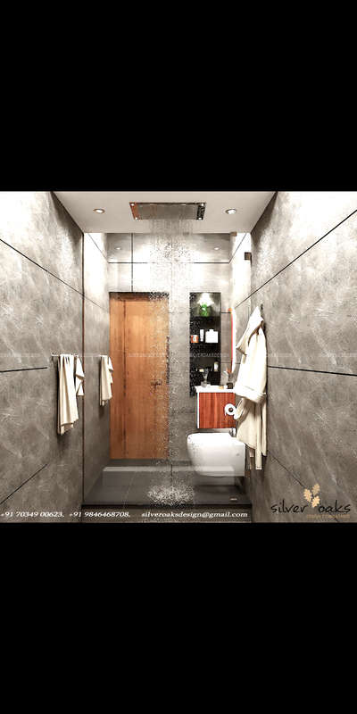 " Grey is a practical yet stylish option with many positive design effects. It can be used to enhance any look and make any bathroom design a timeless one. "

#kerala_architecture #keralahome_interiorexterior #keralainteriordesign #bathroomdesign #bathroomtiles #toiletinterior #designkerala #designer #silveroaks  #BathroomDesigns  #BathroomIdeas  #bathroom  #bathroomdecor  #toilet_design #toiletinterior