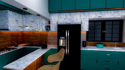 CONTACT US for interior designing and for turnkey project 
 #home #3d #render #kitchen #construction #design