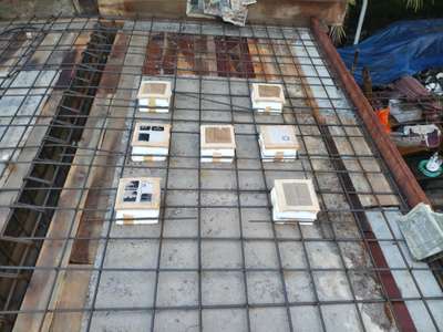 Glass bricks work for slab