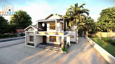 Proposed Residence 
 #panamaram
 #HomeDecor  #KeralaStyleHouse  #homedesigner