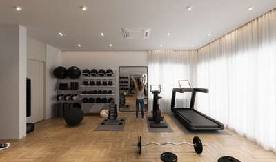 A modern private gym designed to balance wellness, performance, and luxury — featuring a refined material palette, spatial openness, integrated lighting, and a motivating environment tailored for contemporary living. Currently ongoing at Perinthalmanna.

#Perinthalmanna #LuxuryGym #HomeGym #InteriorDesign #LuxuryInteriors #ResidentialDesign #ContemporaryInteriors #VillaInteriors #ArchitectureAndInteriors #OngoingProject #KeralaHomes #WellnessDesign #LuxuryLiving #ModernVilla #interiorarchitecture