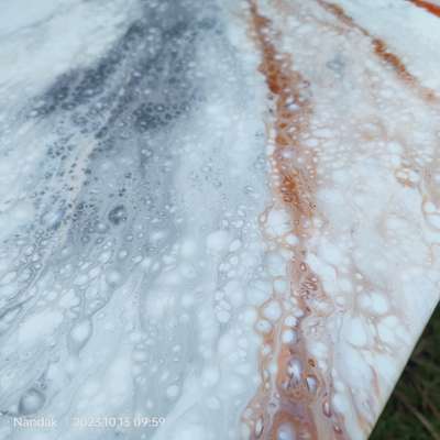 Epoxy resin dining table