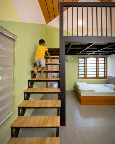 Mezzanine concept kids bedroom.

 #KidsRoom #interiordesignkerala #mezzaninefloor