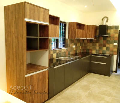 Kitchen : Recently Completed job #KitchenCabinet  #KitchenIdeas  #LShapeKitchen  #KitchenInterior