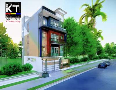 Architects KT India Group 83680 10440  #exterior_Work  #exteriorcladingstone