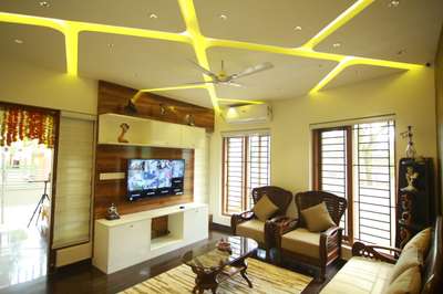 Modern Gypsum false ceiling finished design