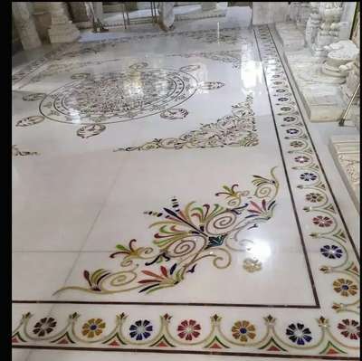 inlay work at floor