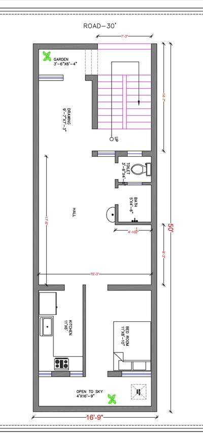 #16'9"×50  North facing  #HomeAutomation  #homeplane  #SouthFacingPlan  #northface  #north  #17×50 #drewing  #drafting #seniordraftsman #Architect  #best_architect  #Eastfacing  #SouthFacingPlan  #NorthFacingPlan  #WestFacingPlan  #planinng  #planforbuilding  #best_planforsmallhouse