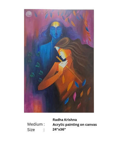 painting for sale 
Divine Love: Radha Krishna Painting for Sale*

Bring the divine love and beauty of Radha Krishna into your home with this stunning painting!

*Details:*

- Hand-painted with love and care
- Unique piece of art, full of emotions and spirituality
- Perfect for Hindu devotees, art lovers, or anyone seeking serenity

*Why buy this painting?*

- Adds a touch of divine love and positivity to your space
- A beautiful conversation starter and focal point
- Supports local artists and their craft

*Get this masterpiece today and fill your life with love, peace, and beauty!*

You can customize it according to your preference!