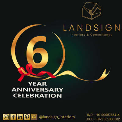 🎉 Celebrating 6 Years of Design Excellence at Landsign Interiors & Consultancy! 🎉 It's been an incredible journey filled with passion, creativity, and unforgettable projects. We're grateful to our clients, partners, and team for their unwavering support and dedication. Here's to many more years of transforming spaces and creating lasting impressions! #landsigninteriors #Anniversary #DesignExcellence #3drendering #plan #interiordesign🥂
