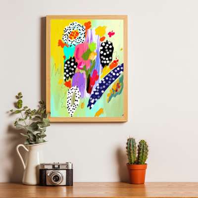 PRINTABLE ARTWORK - This vertical 500print is based on pink, green & orange painting and ink.
Bring the abstract and the modern style right onto your wall.
The bold orange, teal green, and pink colors dance across the canvas.
Capture the magic and bring it into your home with this unique wall art, available for instant download.
Print this off and pair it with a cute frame for a last-minute gift to a loved one that brightens your day or for a new home gift.
😍 Upgrade your room with artwork that is sold exclusively under RAWART NATURE.

😍 ☀︎ PLEASE NOTE: This item is a DIGITAL download item. NO PHYSICAL item will be shipped to your address.

☻ For personal use only. Sharing and commercial use are not permitted.

✔️ YOUR PRINTABLE PURCHASE INCLUDES:
4 High-resolution 300-dpi Digital file type(s): 4 JPG

2. 3:4 RATIO for printing the following sizes:
(Use image size 18” x 24” #abstractart #downloadableprints #wallhanging #walldecor #digitalart @artset4paint