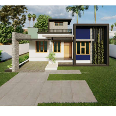 budget home.
Area:950sqft
Spec: 3bhk
 #ElevationHome #homedesigne #homeplan #exterior_Work