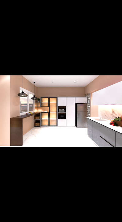 Our special client Namarata Patni ji's kitchen with a decent colour combination
 #addwith #kitchen #kitchen_design #interiordesign   #addwith_the_art_of_kitchen