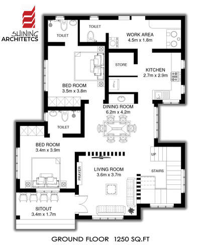 3bhk plan| Thrissur| 1750sqft

Discover the perfect balance of space and style in this cozy 3-bedroom gem. Compact charm, two floors of dream space.
.
.
 #CompactLiving #DreamHome #CompactHome #floorplan #2dplan #shiningarchitects #3BHKPlans