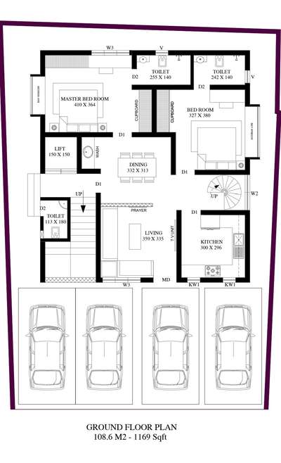 4500 sqft residential project @ Ernakulam. with second floor as rented house. #6centPlot #amazingParkingArea  #apparrmentinterior  #Liftdesing  #baywindow  #5Bedroom