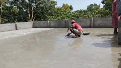 roof plastering  #FlatRoof  #plasterwork