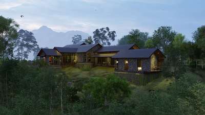 #mountainliving  #stonehouse  #modernhouses  #ContemporaryHouse  #ContemporaryDesigns  #luxuryvillas #farmhouse