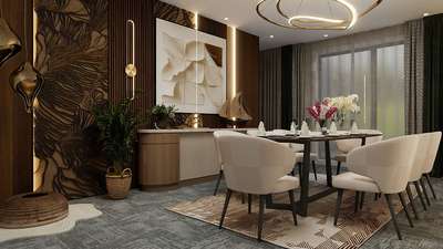 “Dine in style,every single day”#Residential work#Malappuram#Ezdan Engineering & Architectural Consultancy#