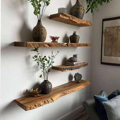 live edge shelves # wall shelves