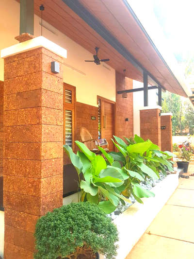 #stupacalicut #architect #architecturedesigns #claddingstone #lateritestone #planters #keralaarchitectures #TraditionalHouse #godsowncountry