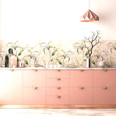 # modular kitchen  # light pink colour cabinets  #light pink colour kutchen idea # light pink colour for kitchen  # beautiful pink colour pink cabinets #  pink cabinets collection