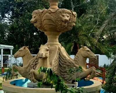 Hand sculpted Classical fountain   Price may vary with design and details.  #LandscapeGarden  #cochininteriordesigners  #landscapecalicut  #ernakulamconstruction   #bangalorearchitects
