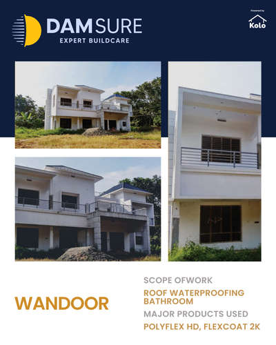 completed project

project details
location:wandoor
product used:Flexcoat 2k

 #damsureproducts #waterproofingservices #damsurewaterproofing #damsure #WaterProofings #Water_Proofing
