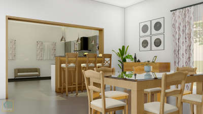 Dining room with Bakefast counter
