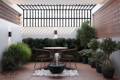 Courtyard design 
#courtyardhouse #courtyardgarden #courtyarddesignideaskerala #gardendesigns