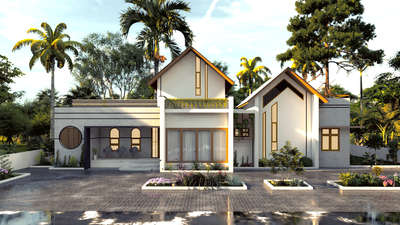 kerala home knr # home  #ElevationHome  #MixedRoofHouse  #BedroomDecor