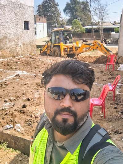 new site begin 
residential project duplex construction