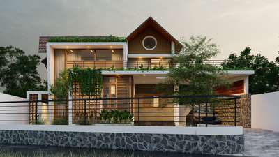 EXTERIOR DESIGN 1800/-
for more details contact
.
 #KeralaStyleHouse  #keralastyle  #ContemporaryHouse
 #TraditionalHouse