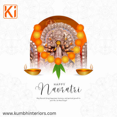 Wishing You a Joyous Navratri!

As we celebrate the vibrant festival of Navratri, may your home be filled with the grace and blessings of Goddess Durga. May each day bring new beginnings, joy, and harmony to your life and living space.

At KUMBH INTERIORS, we believe in creating homes that radiate positive energy, just like the divine spirit of this festival. Let’s continue to transform spaces into sanctuaries of peace and beauty.

Wishing you and your loved ones a colorful and prosperous Navratri!

Warm Regards,
Pawan K. Suthar
Managing Director, KUMBH INTERIORS
www.kumbhinteriors.com
#InteriorDesigner 
#apartment_interior #trunkyproject 
#3bhkinterior #masterbedroomdesinger #LivingroomDesigns