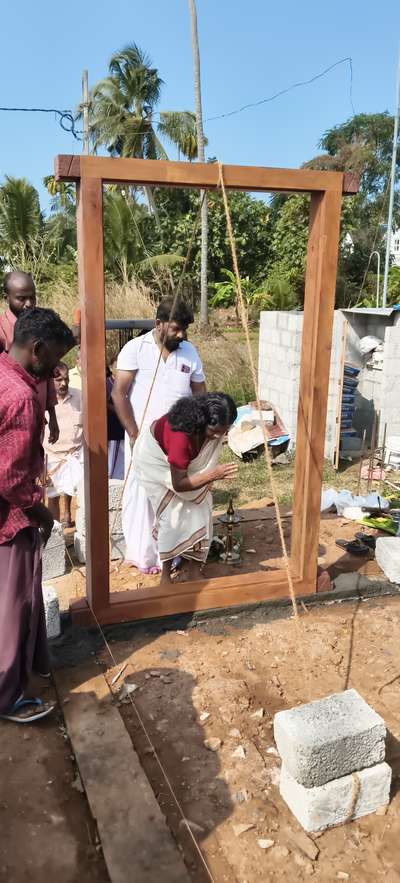 door frame fixing ചടങ്ങ്. @Pradeep Kuttur, Thrissur