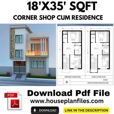 "Compact yet stylish! Check out this efficient 18x35 sqft house plan, perfect for modern living."

 #houseplan #ElevationHome #houseplanning #FloorPlans #houseplan&elevation #18x35 #homwsweethome